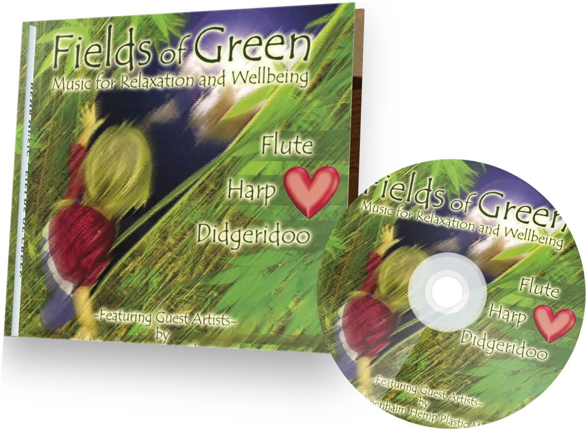 Fields of Green CD case and disc