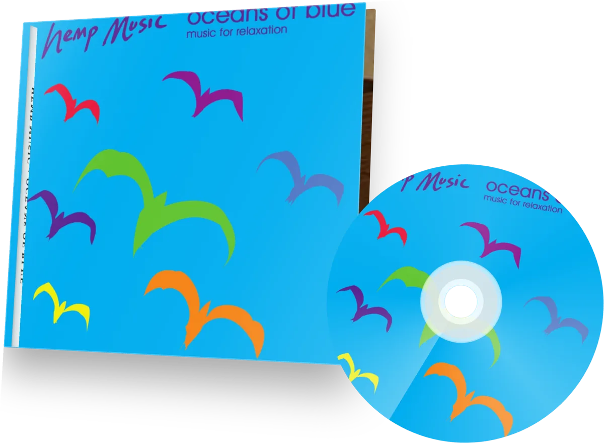 Oceans of Blue CD case and disc